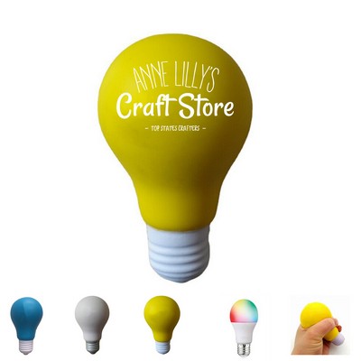 Polyurethane Light Bulb Shape Stress Reliever Toy